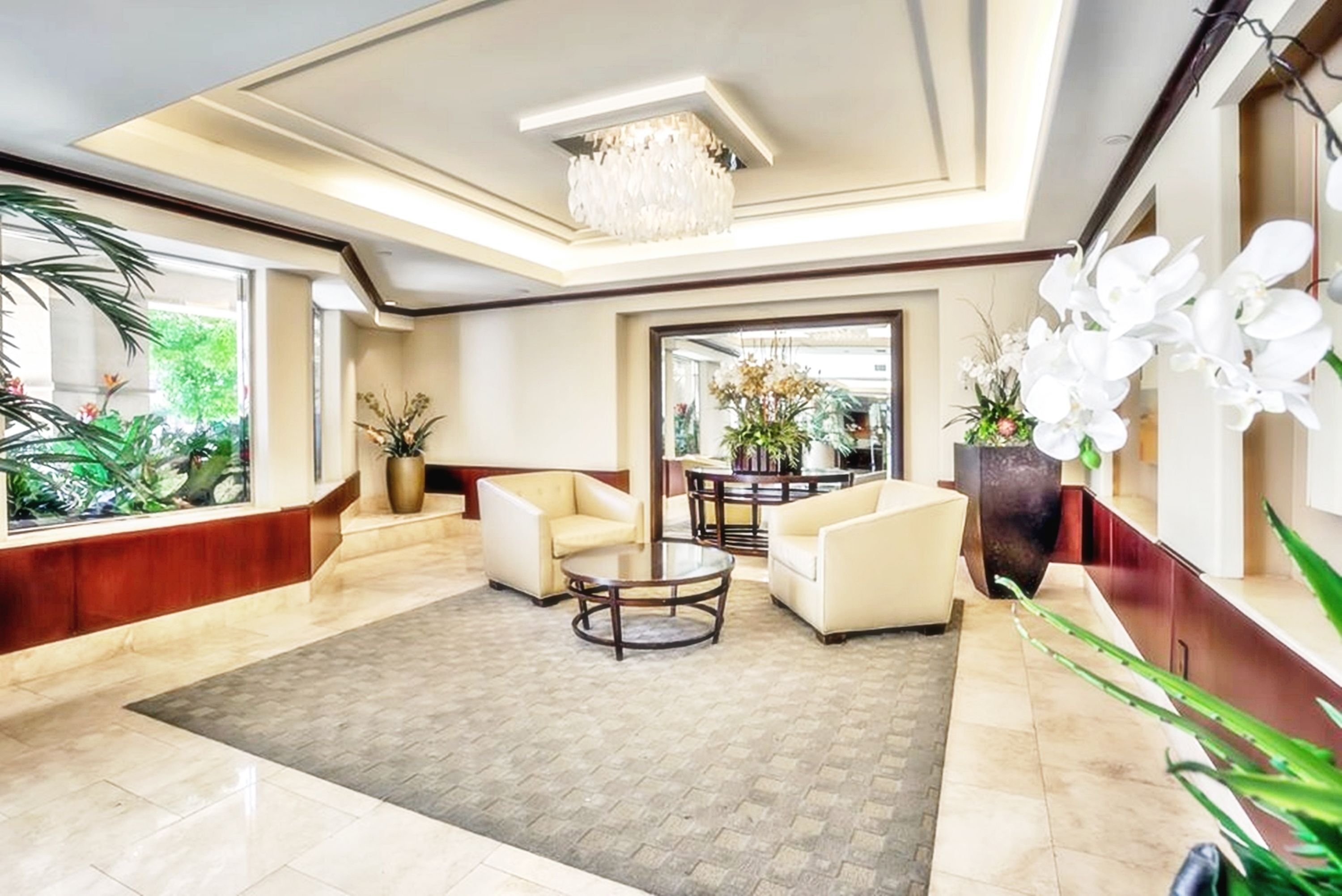 Lobby sitting area