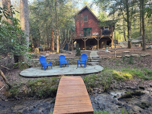 North Carolina Blue Ridge Mountains Log Cabin Retreat