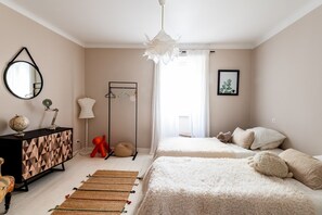 2 多间卧室、熨斗/熨衣板、免费 WiFi、床单