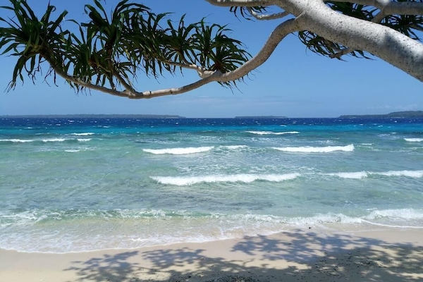 Playa privada, playa de arena blanca, snorkel y kayaks