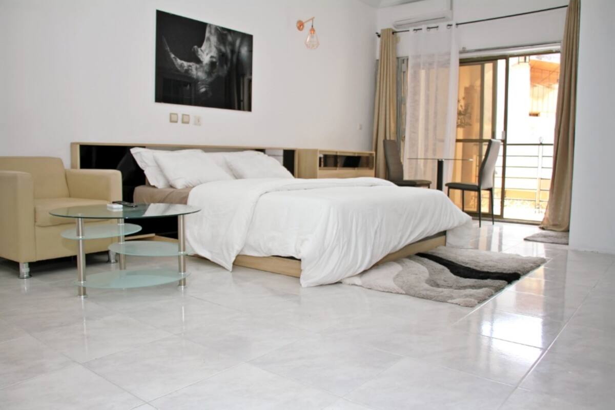 Family Duplex | Individually decorated, individually furnished, blackout drapes