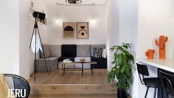 Coin salon dans le hall