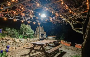 Outdoor dining - 2 bedroom cozy home in Roquebrun (Roquebrun)