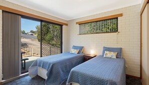 2 bedrooms, iron/ironing board
