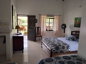 Family Double Room Single Use, 3 Bedrooms | Bed sheets - Finca Campestre J&J (Quimbaya)