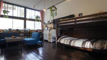 Quadruple Room (with Private External Bathroom) | In-room safe, desk, soundproofing, iron/ironing board