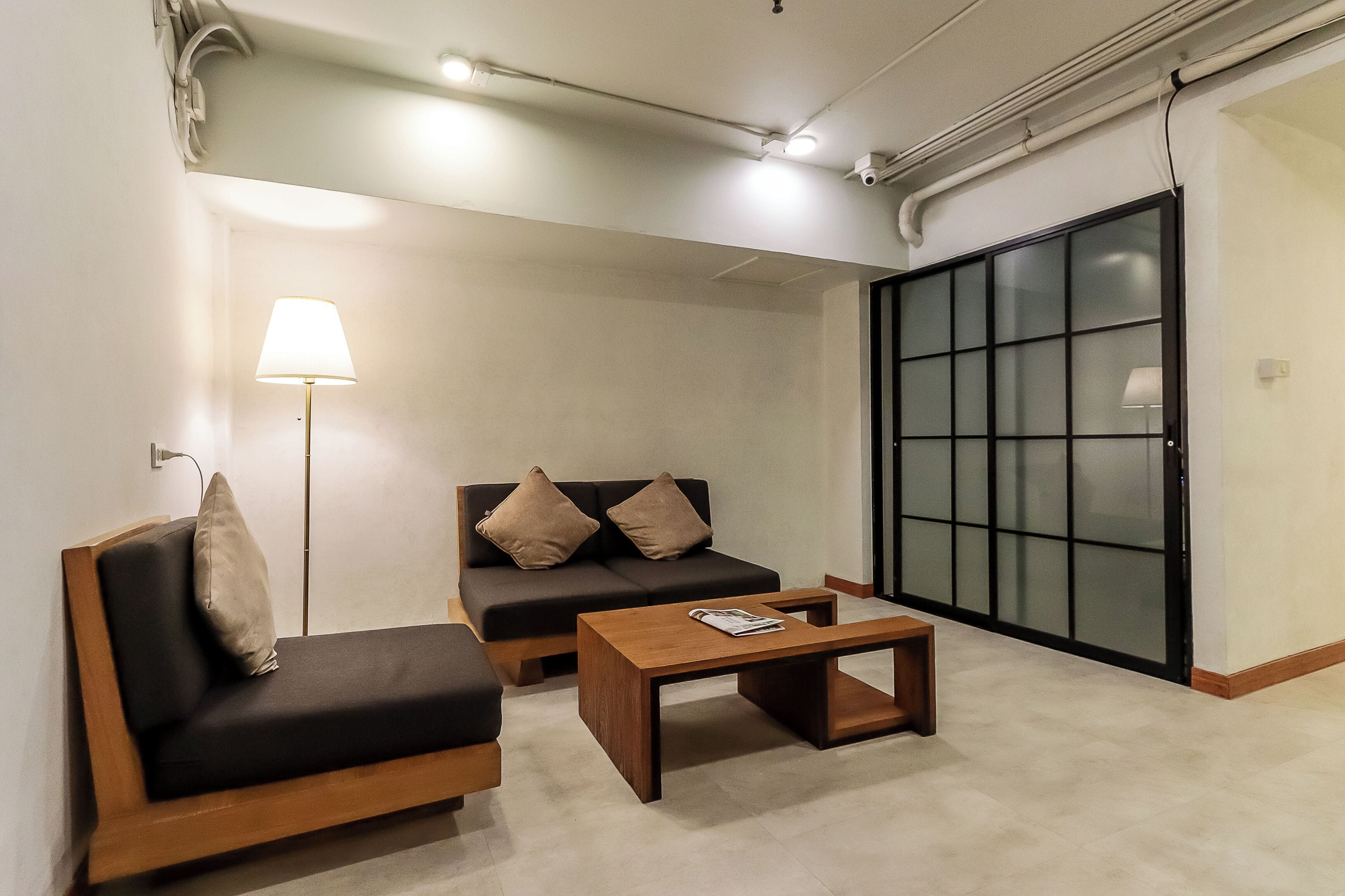 Sala de estar en el lobby