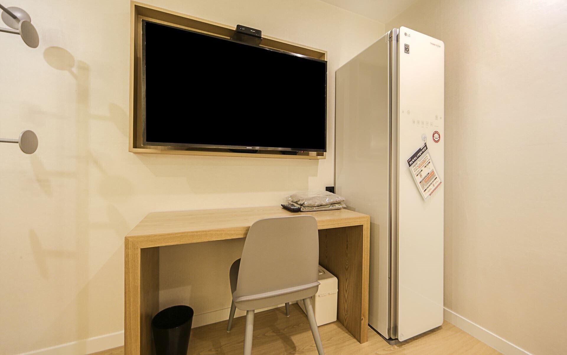 premium room | premium bedding, desk, laptop workspace, blackout curtains