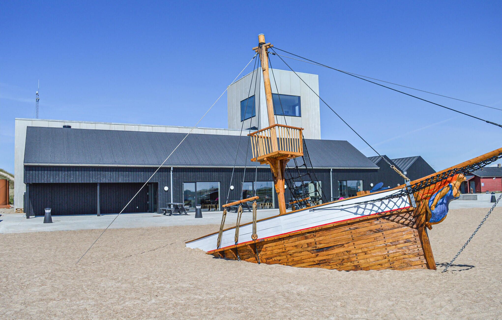ビーチの近く、釣り