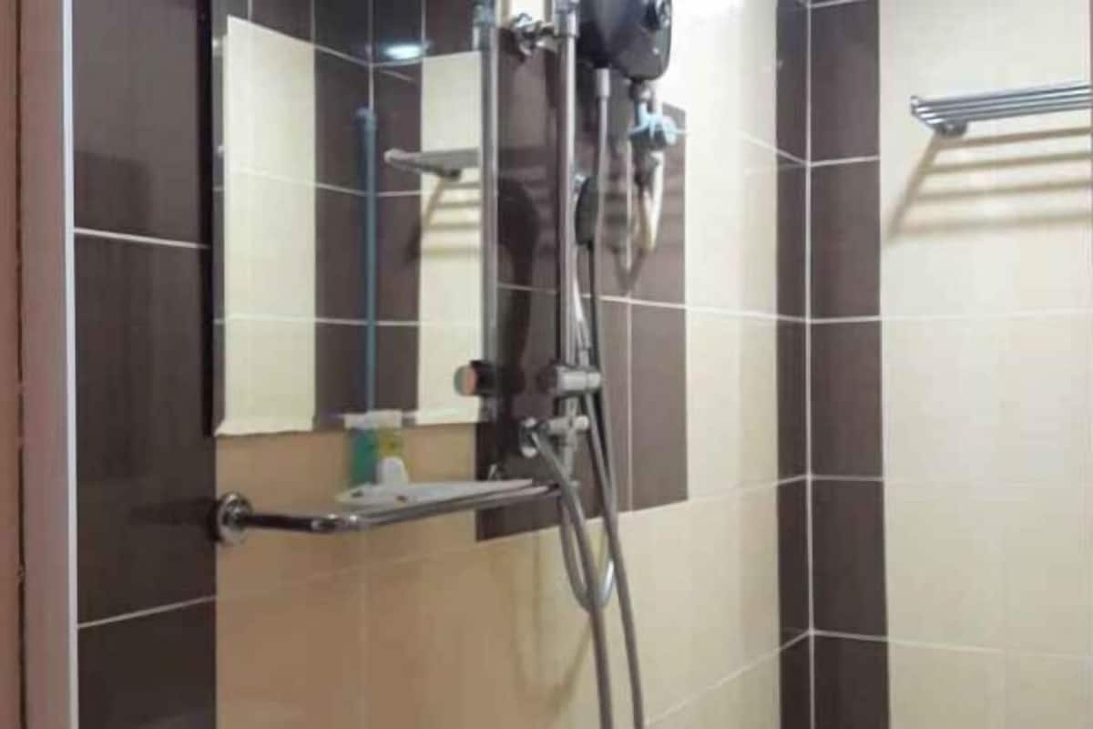Shower, free toiletries, hair dryer, bidet