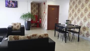 Sala de estar en el lobby