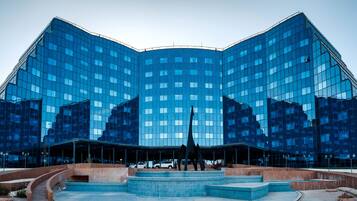 Majoituspaikan julkisivu