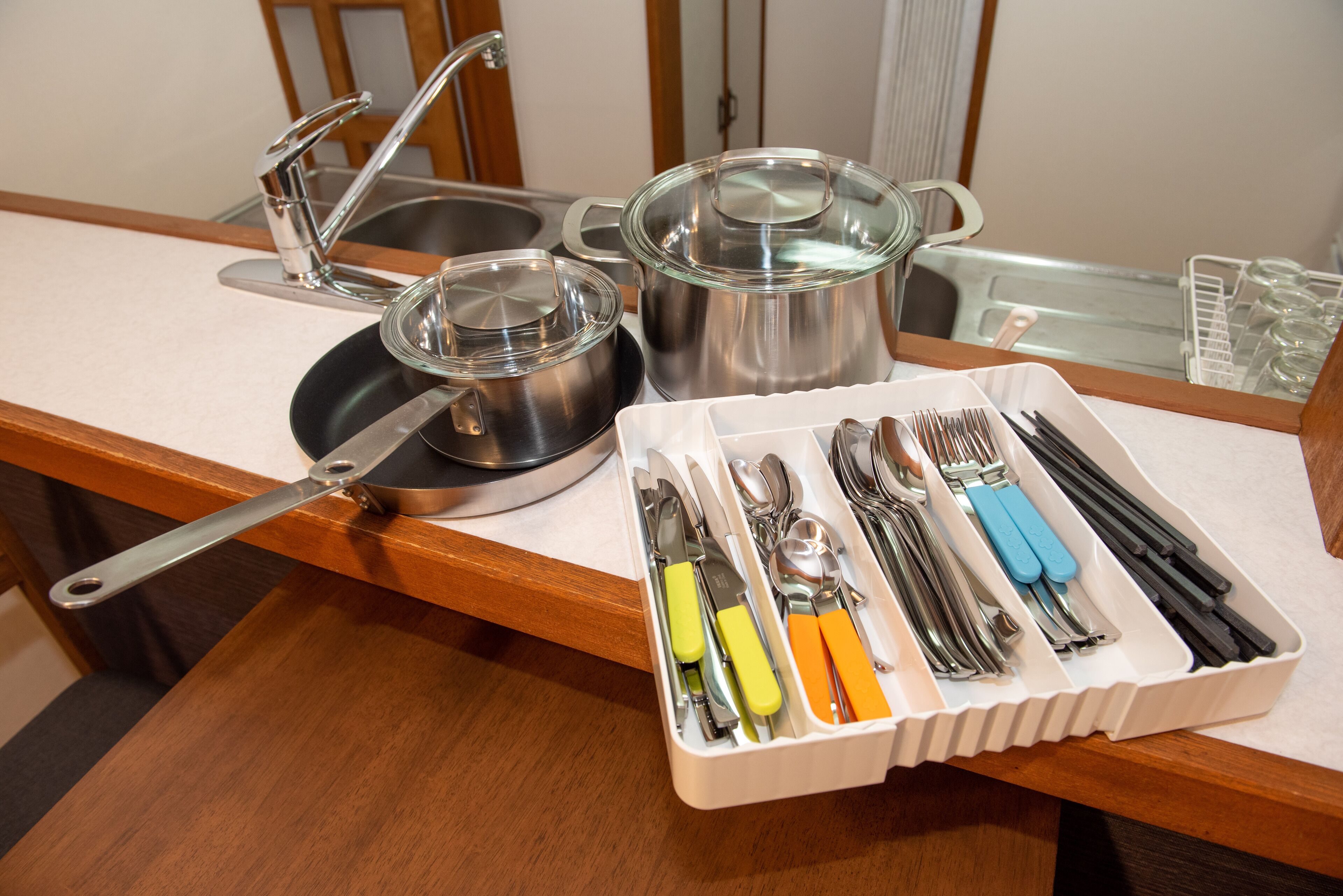 Nhà (Private Vacation Home) | Bếp nhỏ riêng | Tủ lạnh, lò vi sóng, bếp nấu, ấm điện 