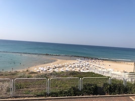 Beach nearby, white sand