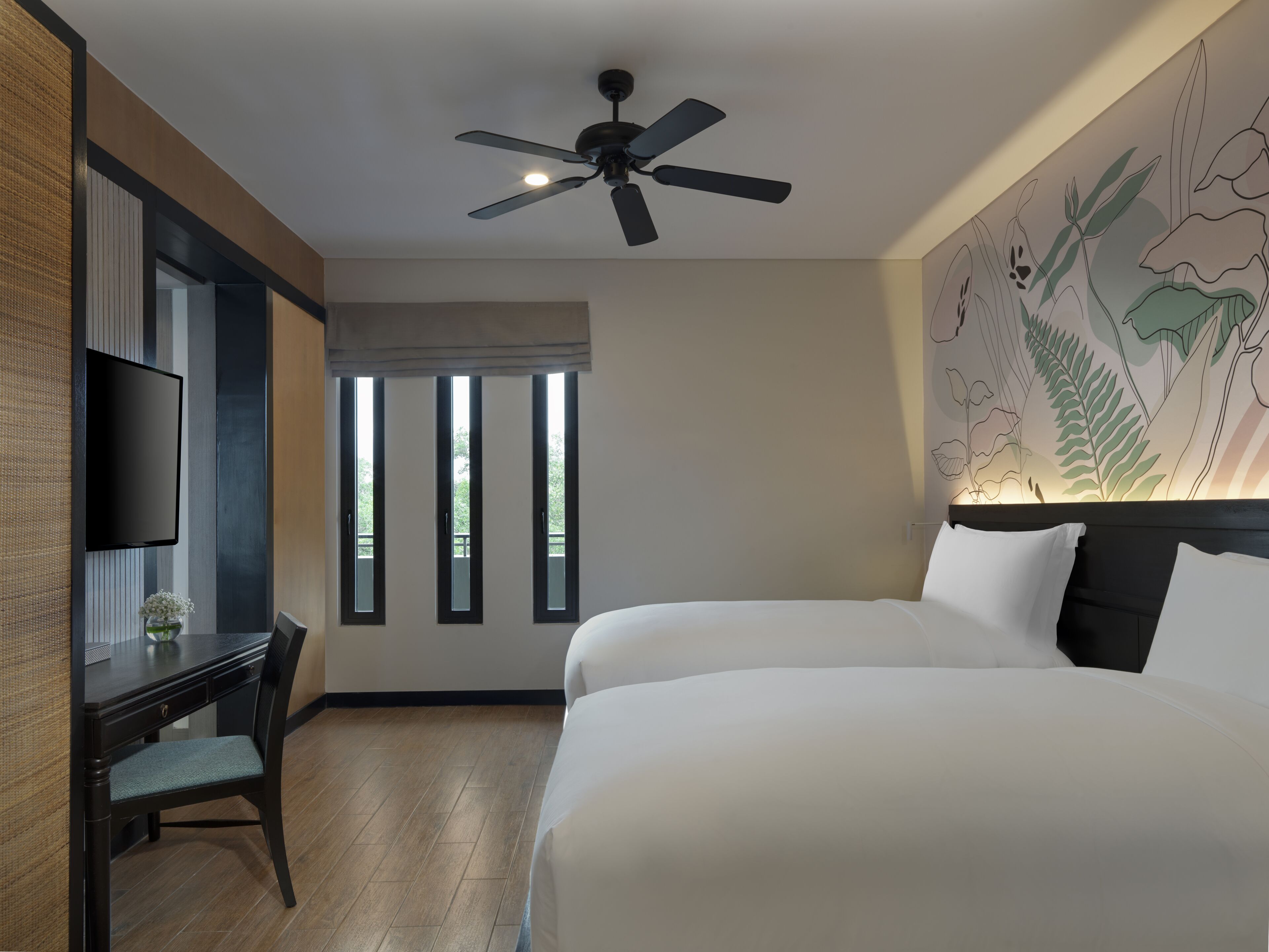 two bedroom sunset suite | premium bedding, minibar, in-room safe, individually furnished