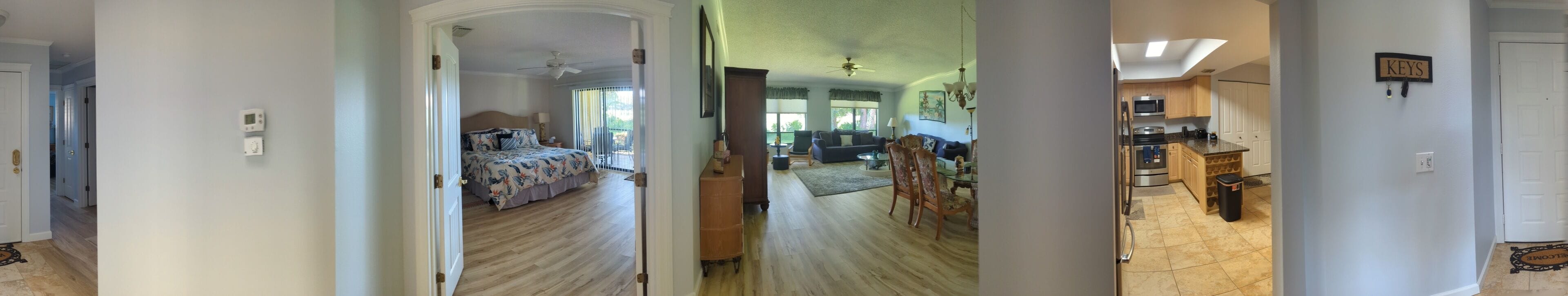 2 bedrooms, iron/ironing board, travel cot, WiFi