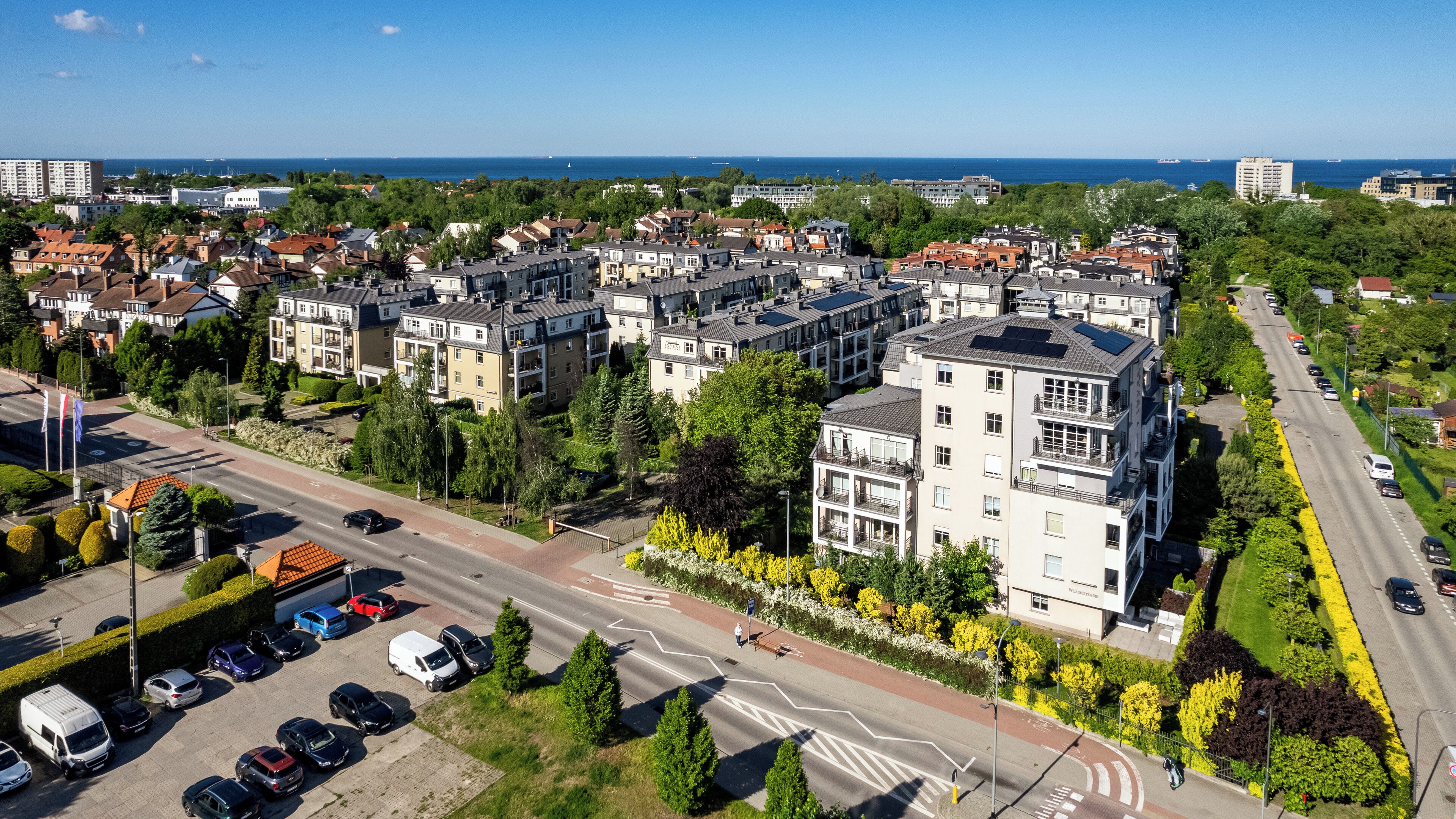 Voorkant van accommodatie