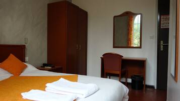 Individually decorated, individually furnished, desk, blackout curtains