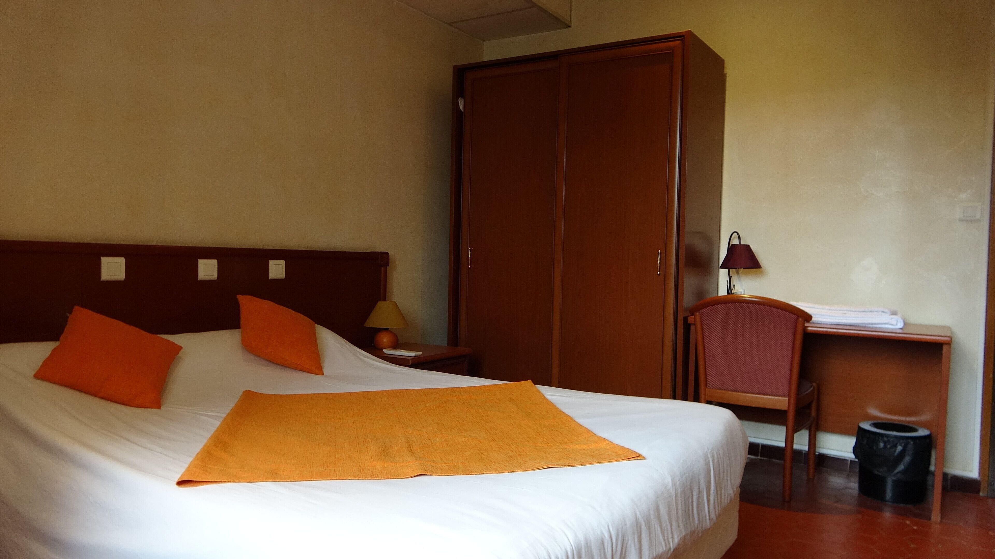 individually decorated, individually furnished, desk, blackout curtains