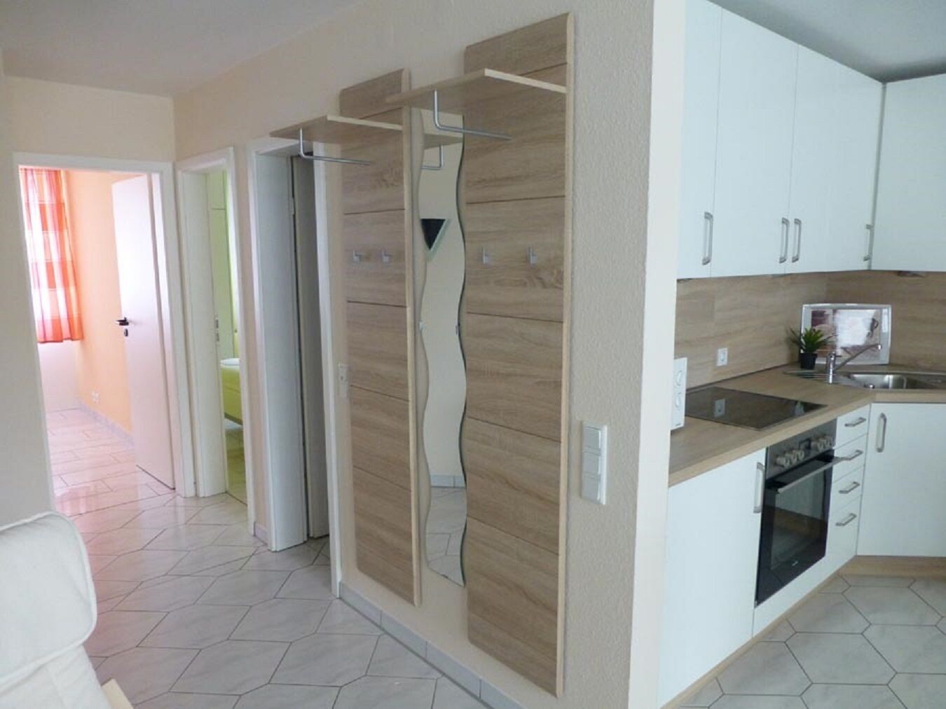 Apartment, 2 Bedrooms, Balcony (Nr. 8) | Private kitchen | Fridge, microwave, stovetop, dishwasher