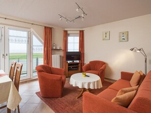 Apartamento, 1 habitación, balcón (Nr. 22) | Zona de estar | Una televisión LED