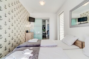 2 chambres, Wi-Fi gratuit, draps fournis