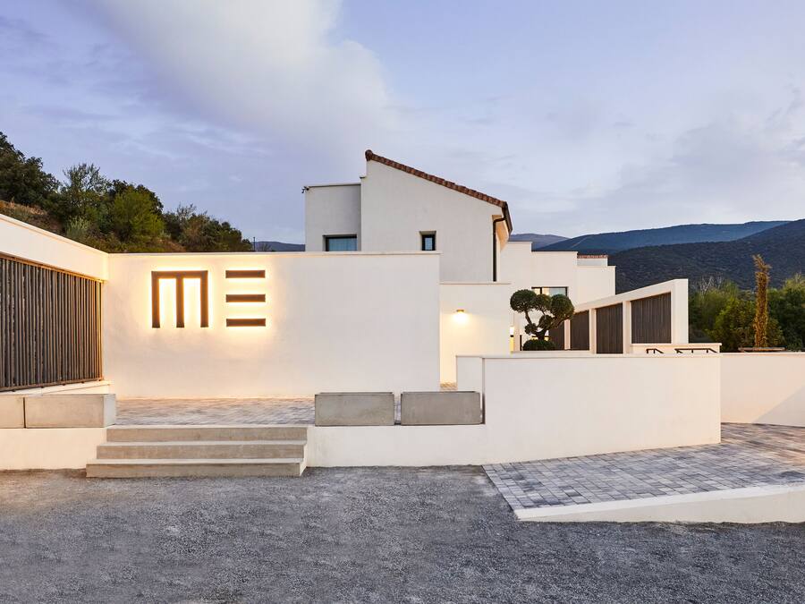 Fachada da propriedade