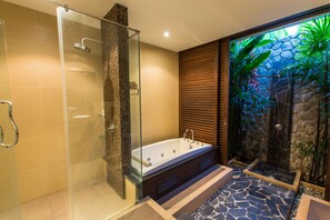 Villa, 3 Bedrooms, Non Smoking, Kitchen | Bathroom | Separate tub and shower, free toiletries, hair dryer, slippers - Tulip Pool Villa (Rawai)