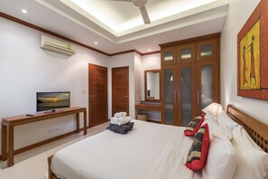 别墅, 3 间卧室, 无烟房, 厨房 | 3 多间卧室、客房内保险箱、办公桌、笔记本电脑工作区