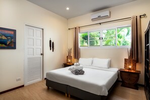 Family House | 2 bedrooms, desk, iron/ironing board, free WiFi - Chaba Pool Villa (Rawai)