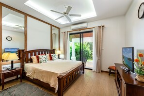 Villa, 5 habitaciones, no fumadores, cocina | 5 dormitorios, espacio para trabajar con un portátil, cortinas opacas