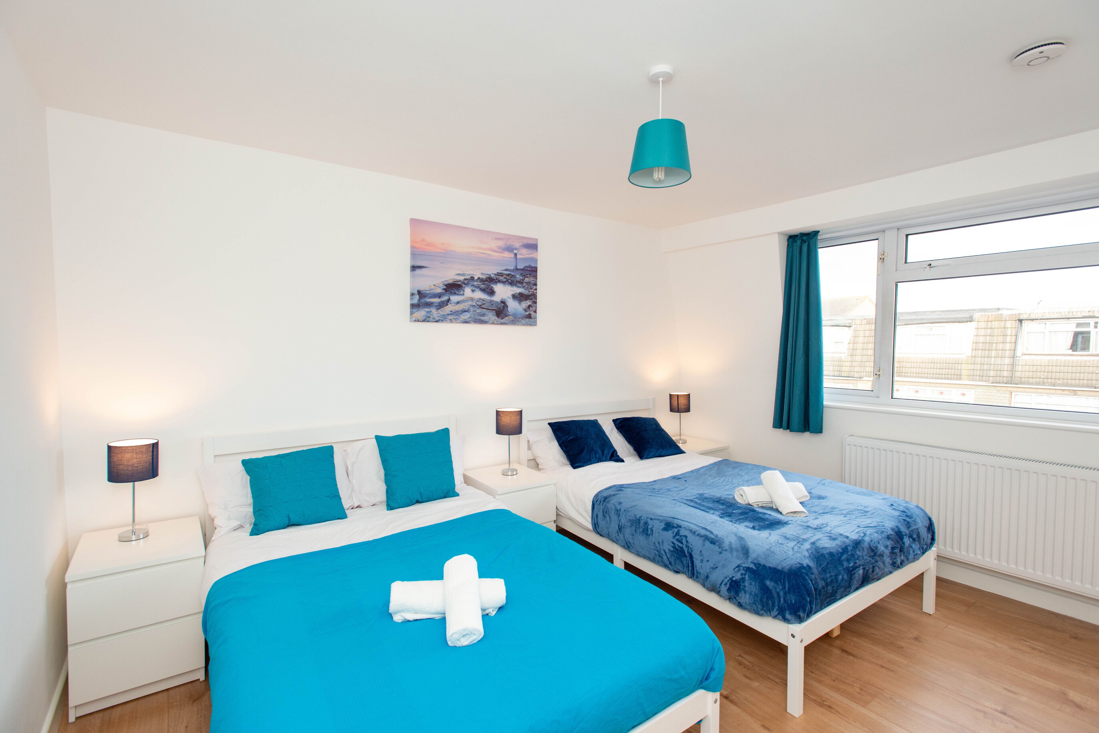 4 soverom, strykejern/-brett, wi-fi (inkludert) og sengetøy