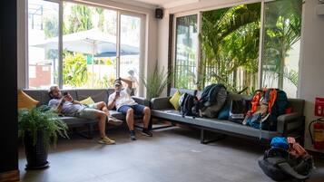 Sittområde i lobbyn