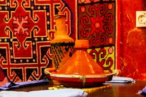 Interior detail - super traditional accommodation in the city center (azrou)