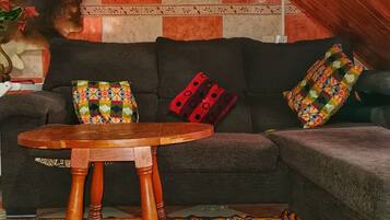 Télévision, cheminée