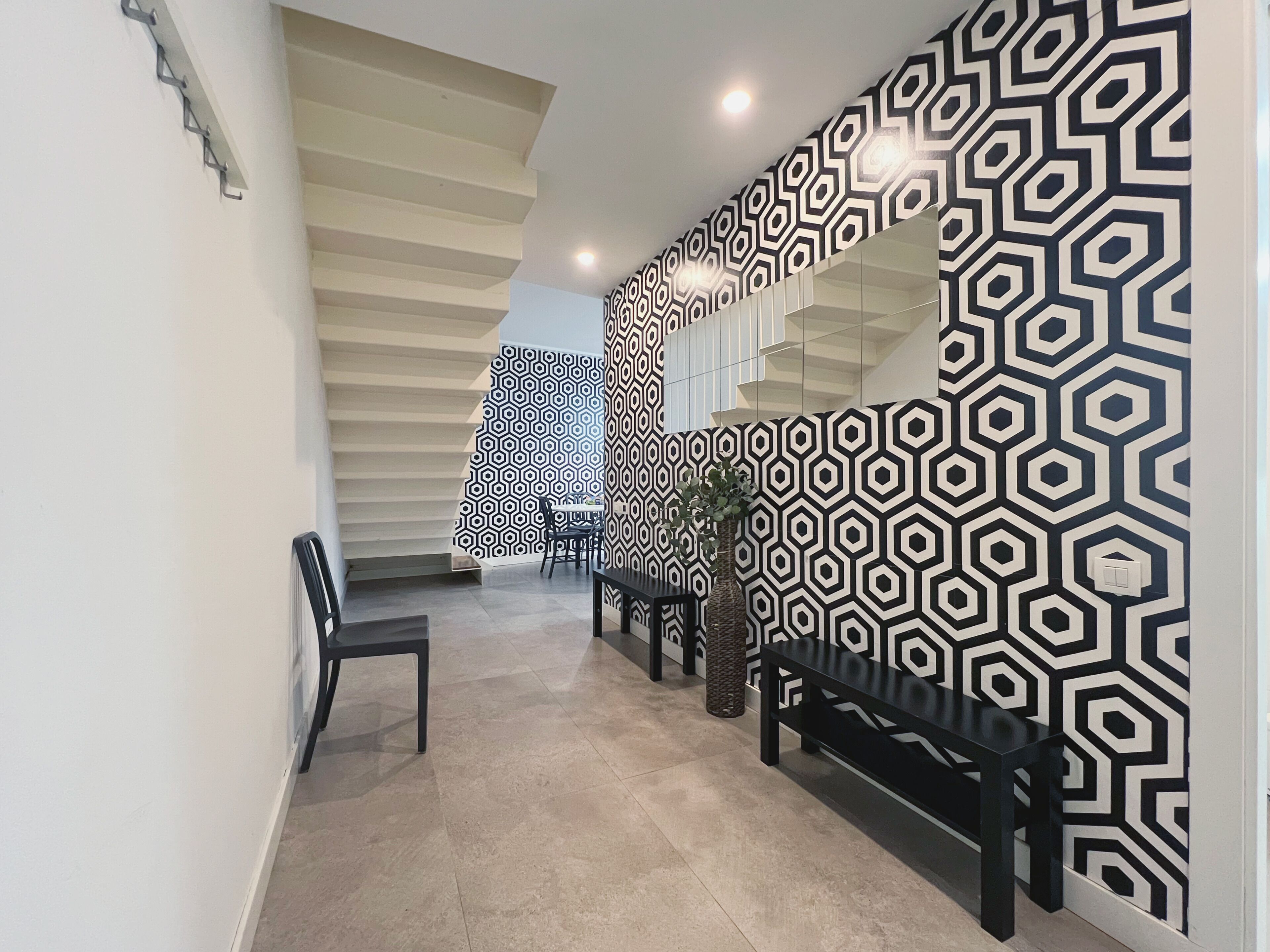 Apartment (3 Bedrooms) | Living area | 65-inch TV with digital channels