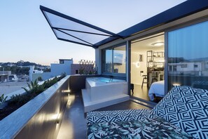 Apartment, 1 Bedroom, City View | Private spa tub - Athenian Lofts (Athens)