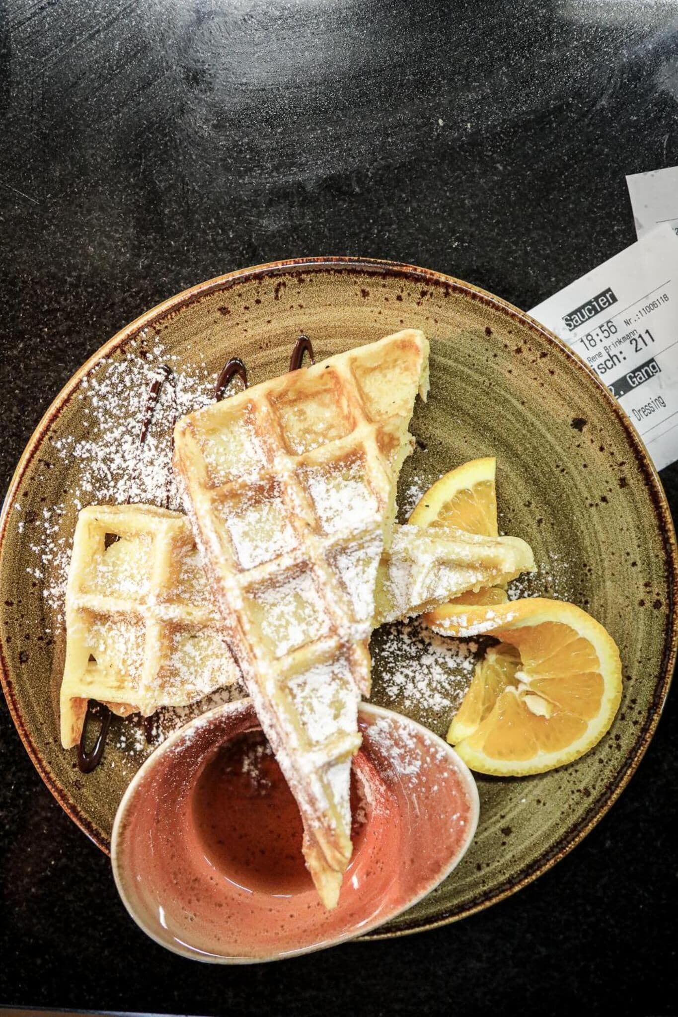 breakfast, lunch and dinner served