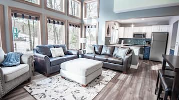 Télévision, cheminée