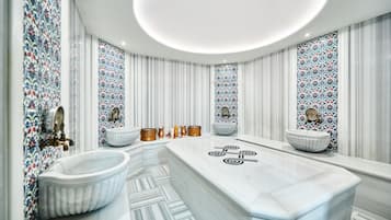 Salas de tratamiento para parejas, baño turco/hammam