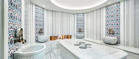 Espace de soins pour les couples, hammam, soins corporels