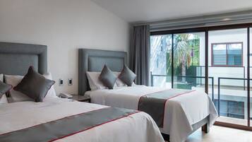 Superior Room, 2 Double Beds | Egyptian cotton sheets, premium bedding, down comforters