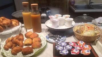 Tägliches inbegriffenes kontinentales Frühstück