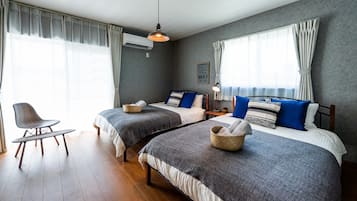 4 bedrooms, desk, iron/ironing board, free WiFi