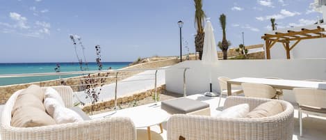 豪華公寓, 2 間臥室, 露台, 海景 (Amerador) | 露台/庭院