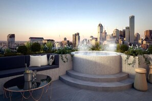 Outdoor spa tub - Brand New 1 Bedroom Apartment in South Melbourne (South Melbourne)