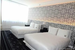 1 habitación y ropa de cama