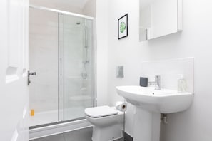 Free toiletries, hair dryer, towels
