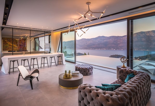 Luxury Villa | Living area | Flat-screen TV - Luxury Villa Korcula Diamond (Korcula)