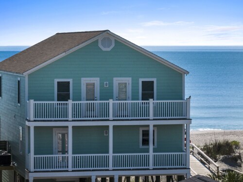 Lucky Bag Beachfront 5BR Pawleys Island Home